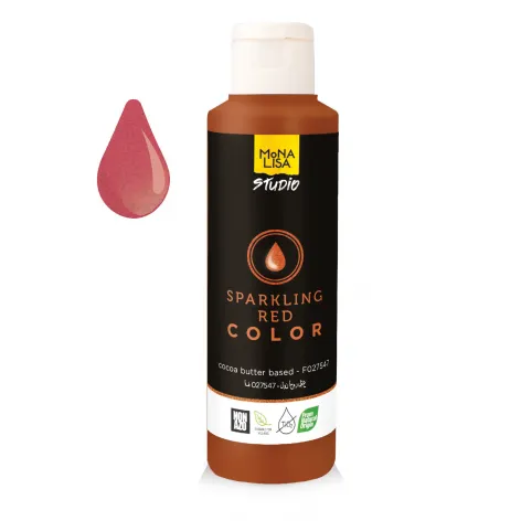 Coloured Cocoa Butter Sparkling Red